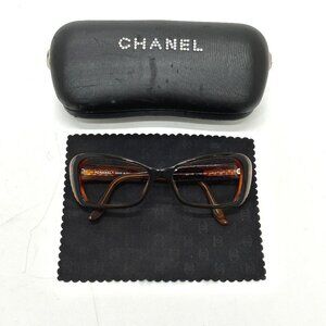 CHANEL 5071-B Star CC Mark Glasses glasses sunglasses Plastic Brown